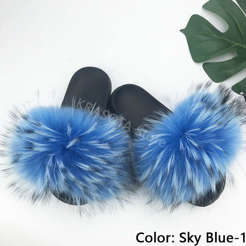 Sky Blue-1 Slippers