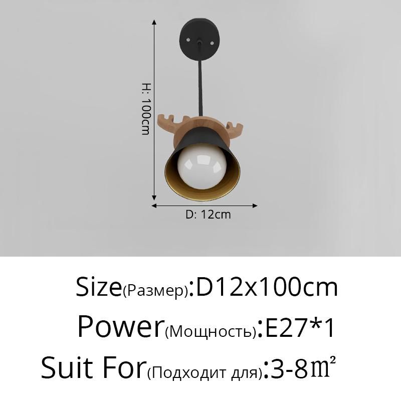 1 huvud svart 12 cm e27 glödlampor varm vit