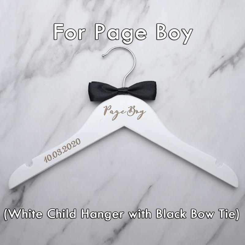 Page Boy Hanger-with Custom Date