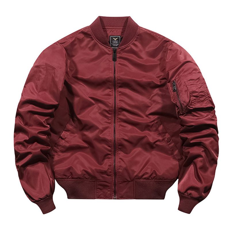 Veste de bombardier rouge