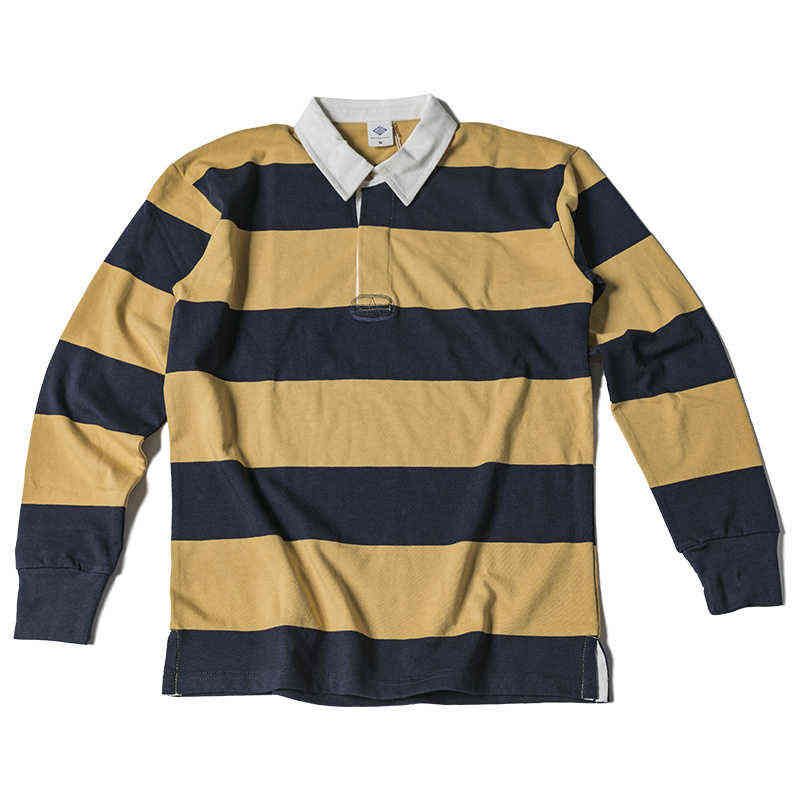 Navy Yellow Stripe