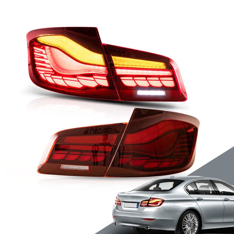 Automobile Brake Reverse Rear Lamp LED Car Taillights For BMW 5 Series Start Up Animation Parking Automobile Brake Reverse Rear Lamp LED Car Taillights For BMW 5 Series Start Up Animation Parking