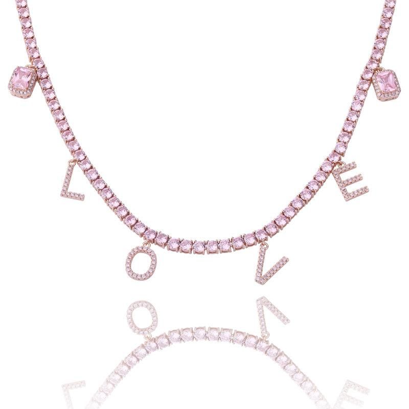 letras personalizadas rosa