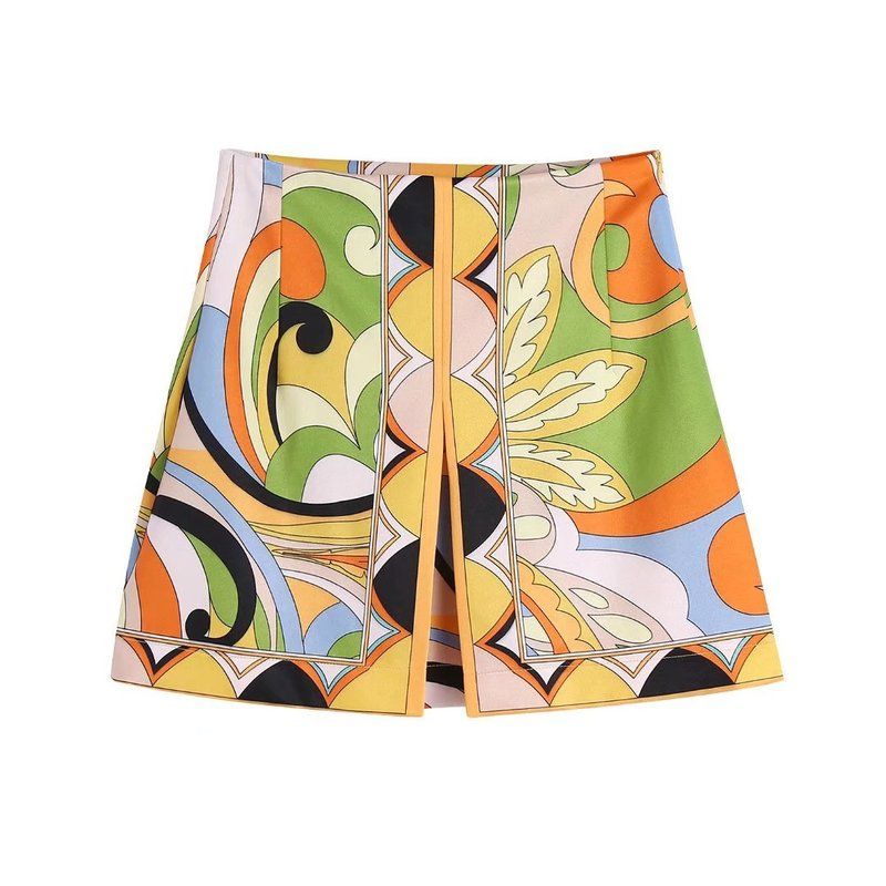 Print Skirt d