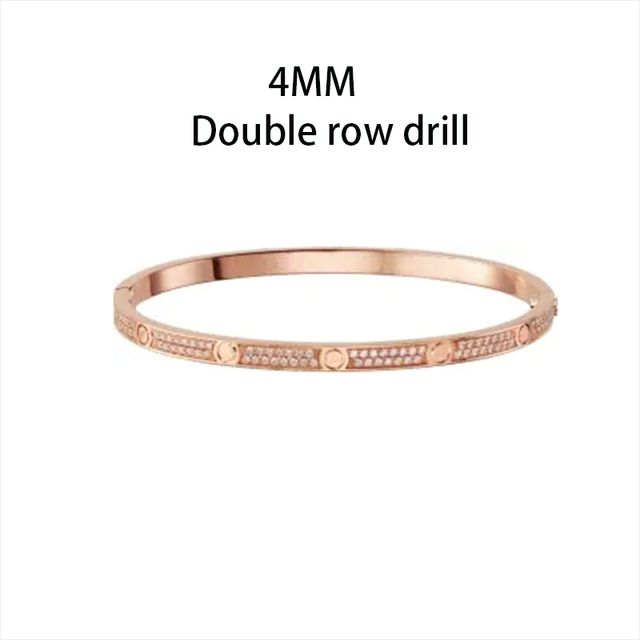 Stones Doulbe de 4 mm Rosegold