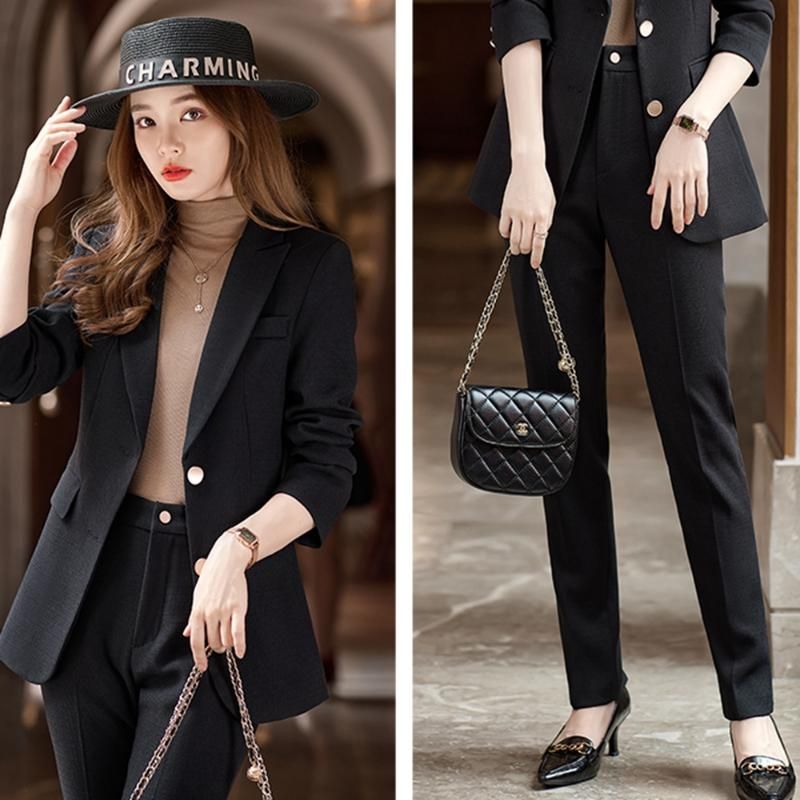 Pantalon blazer noir