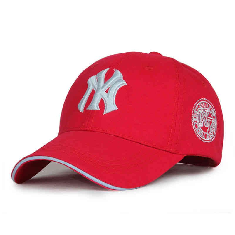 80091 NY Baseball Cap Red