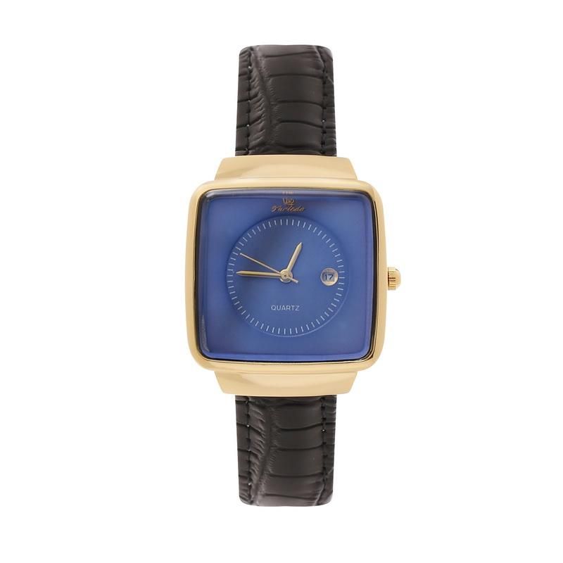 Gold Blue Dial