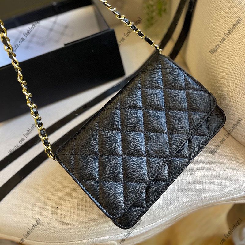 F/W French Women Classic Flap Shoulder Bag Grain Caviar Diamond Lattice  Quilted Two Tone Chain Crossbody Luxury Designer Cosmetic Coin Purse Card  Holder 20cm From 71,23 €