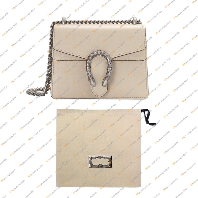 20 cm Cowhide blanc / avec sac à poussière