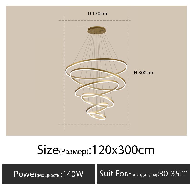 ゴールド6-D120*300cm