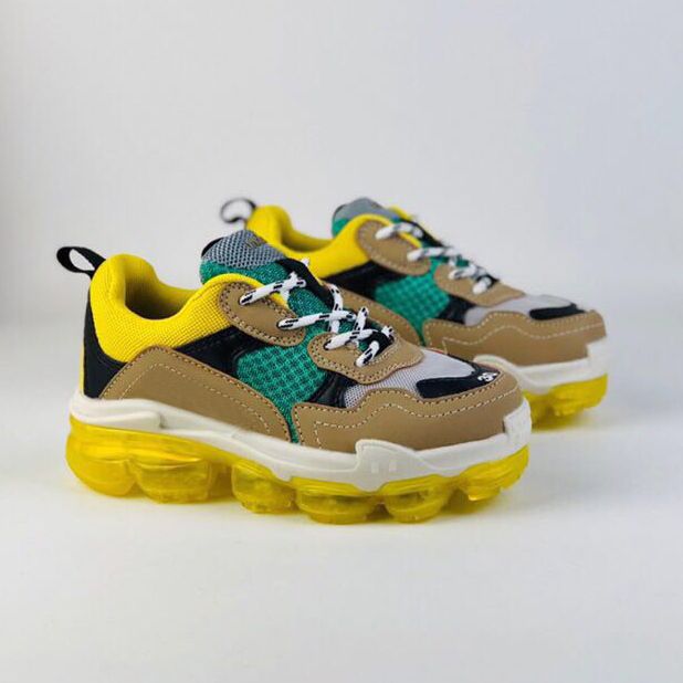 Triple s Zapatos diseñador para niños de deporte Niños Niña Niño negro gris