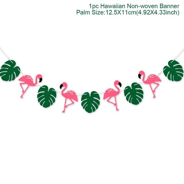 Flamingo Leaf Banner