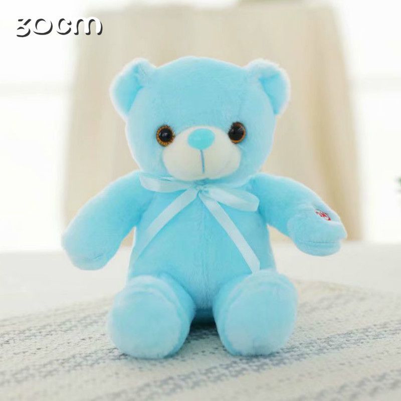 Urso azul de 30 cm