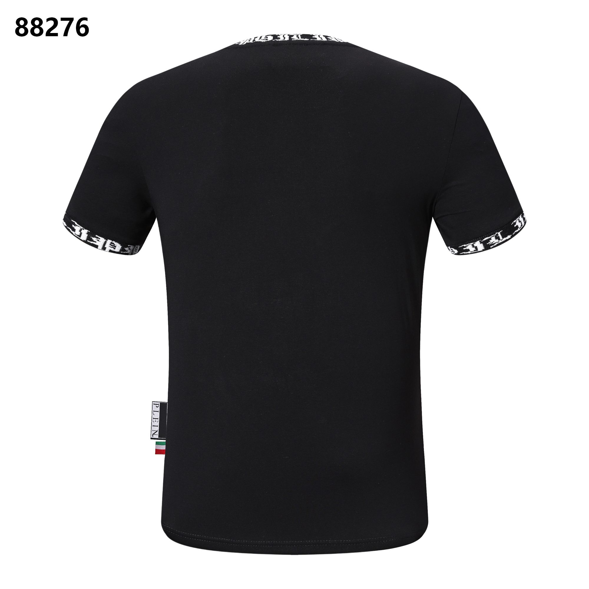 2020 new Rhinestones top quality T Shirts Mens Fashion Clothing Streetwear  Short Sleeve O Neck 100% Cotton