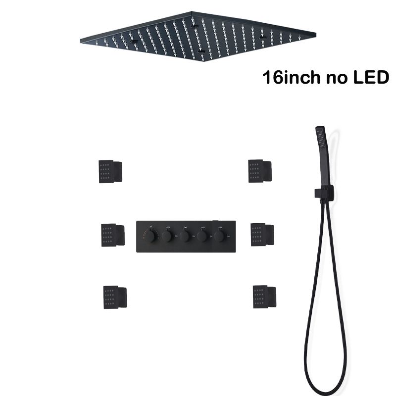 16inch 아니오 LED 샤워 세트