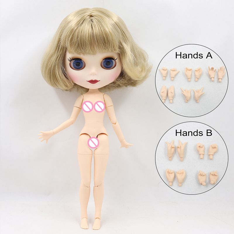 Matte ansiktet Doll-30cm naken Doll8