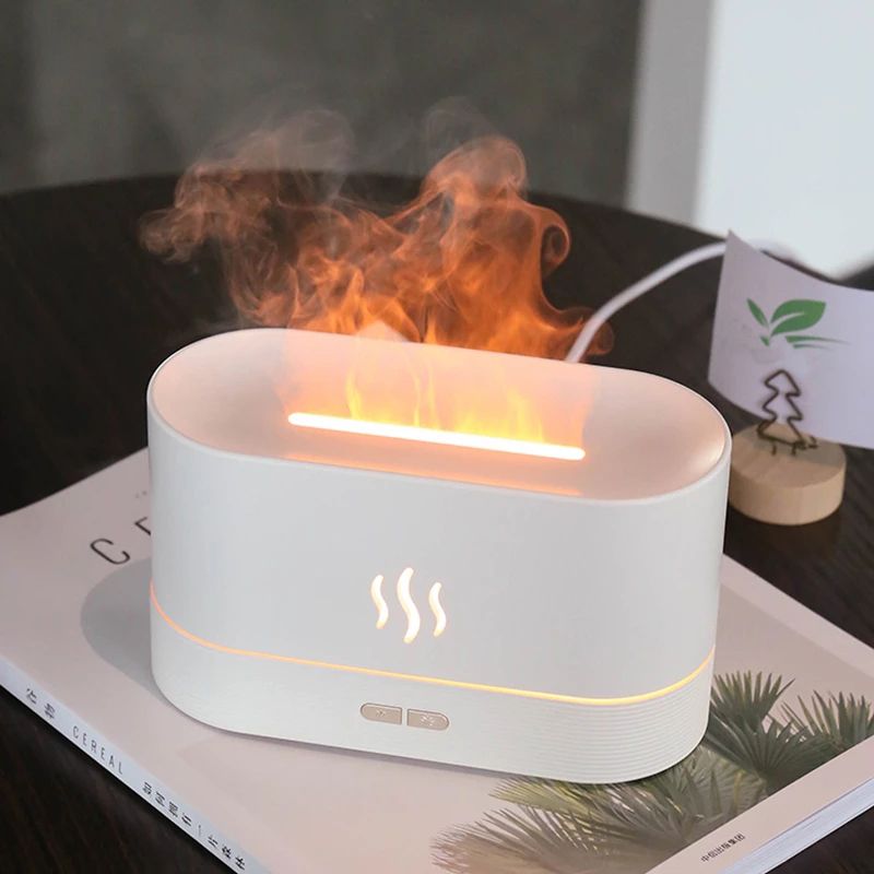 REUP Flame Aroma Diffuser Air Humidifier Ultrasonic Cool Mist
