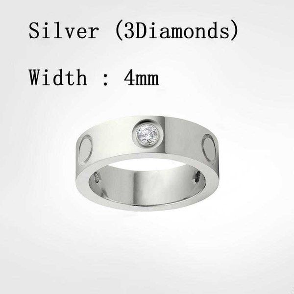 Diamantes de plata (4 mm)