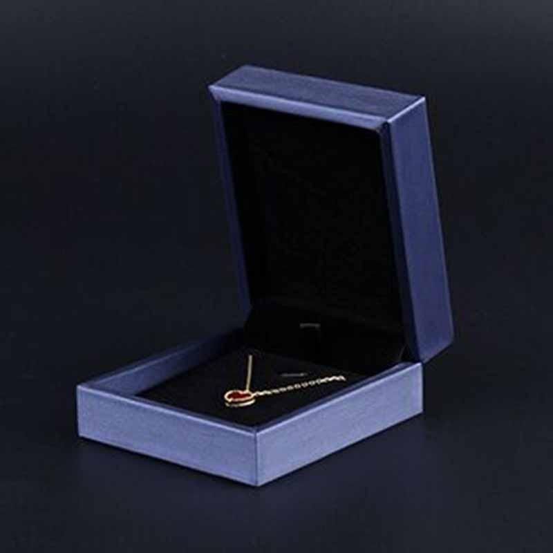 necklace box blue