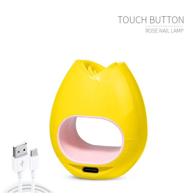 Bouton tactile jaune