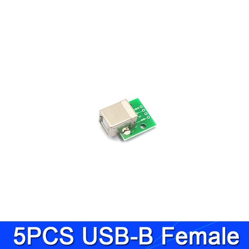 5PCS USB-B