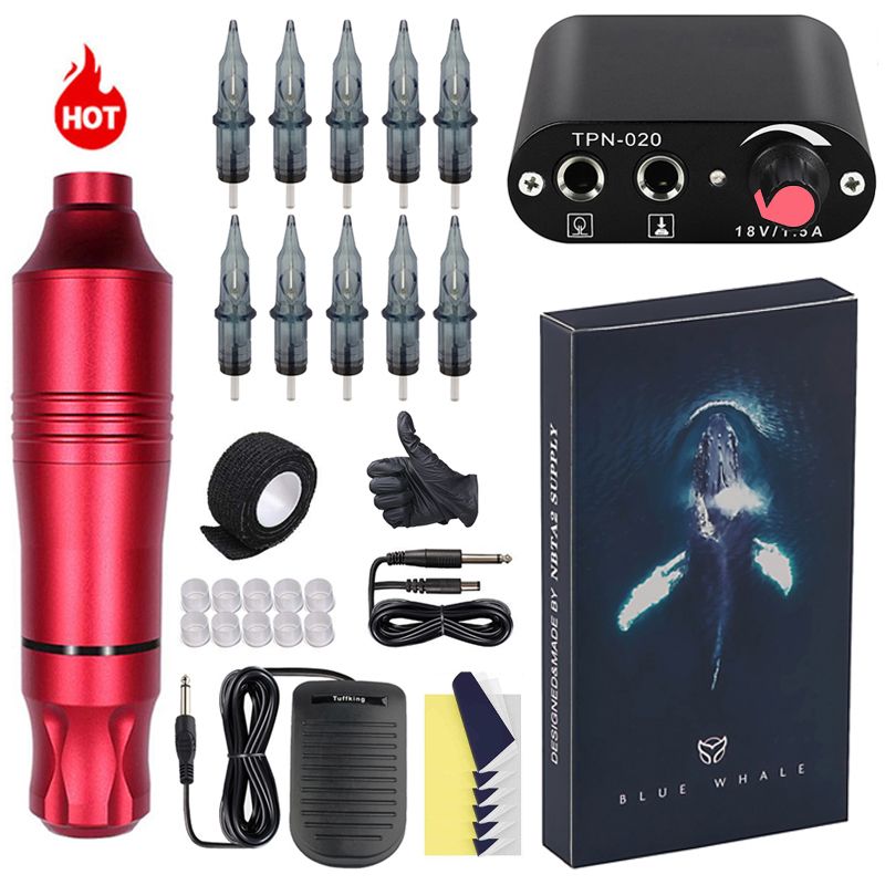 Kit de tatouage rouge