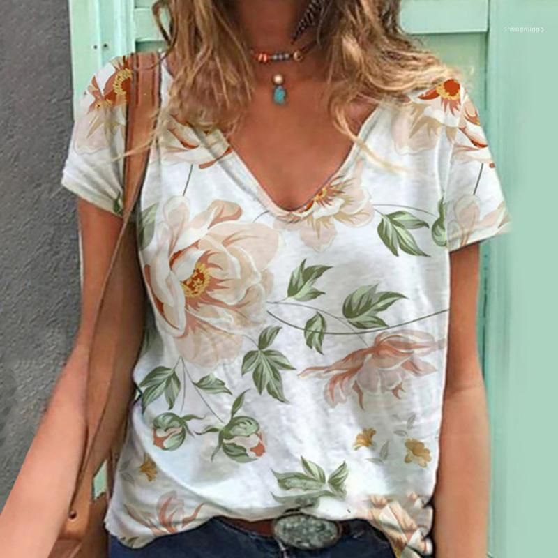2022 3xl Plus Size Women White Shirts Fashion Blusas Mujer De Moda 2022  Summer Tops Loose Floral Causal Short Sleeve Shirt Top Blouse Womens Blo  From Huanjingg, $14.7 | DHgate.Com