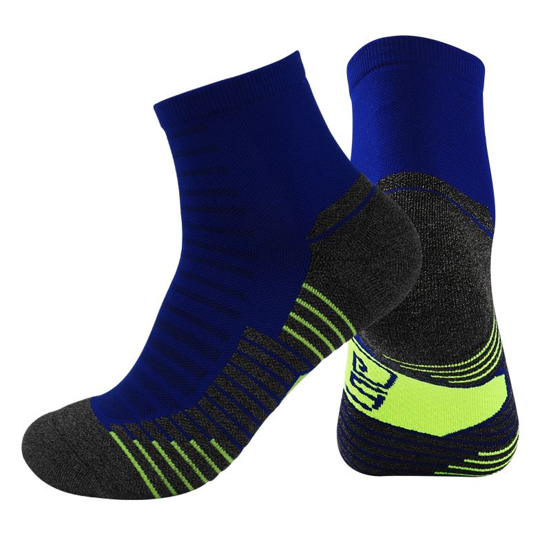 Blue with medium socks