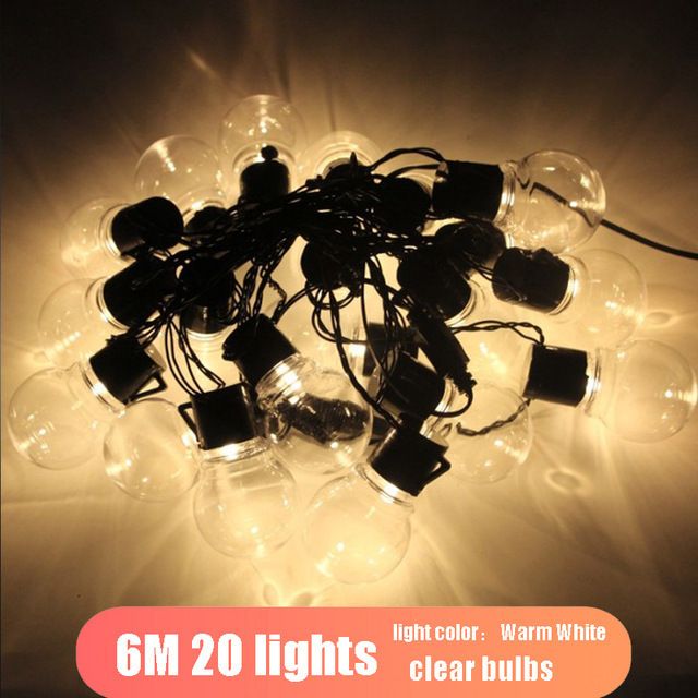 6m 20bulbs D-EU Plug 220 V