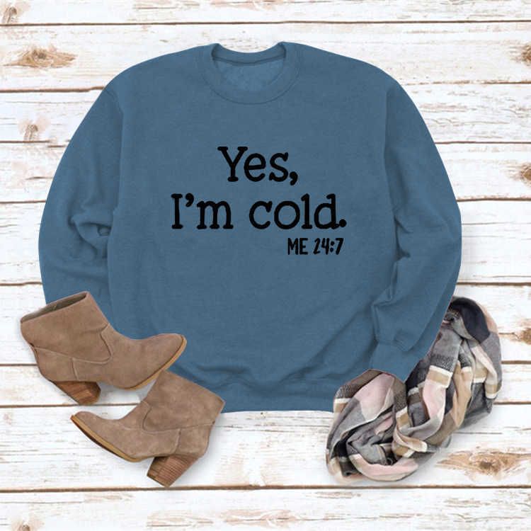 Blue Sweater (black Font)