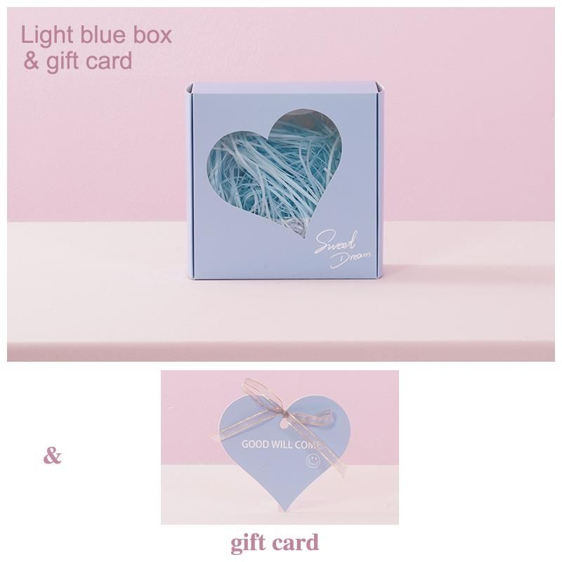 Blaue Geschenkbox-A China 10x10x8cm