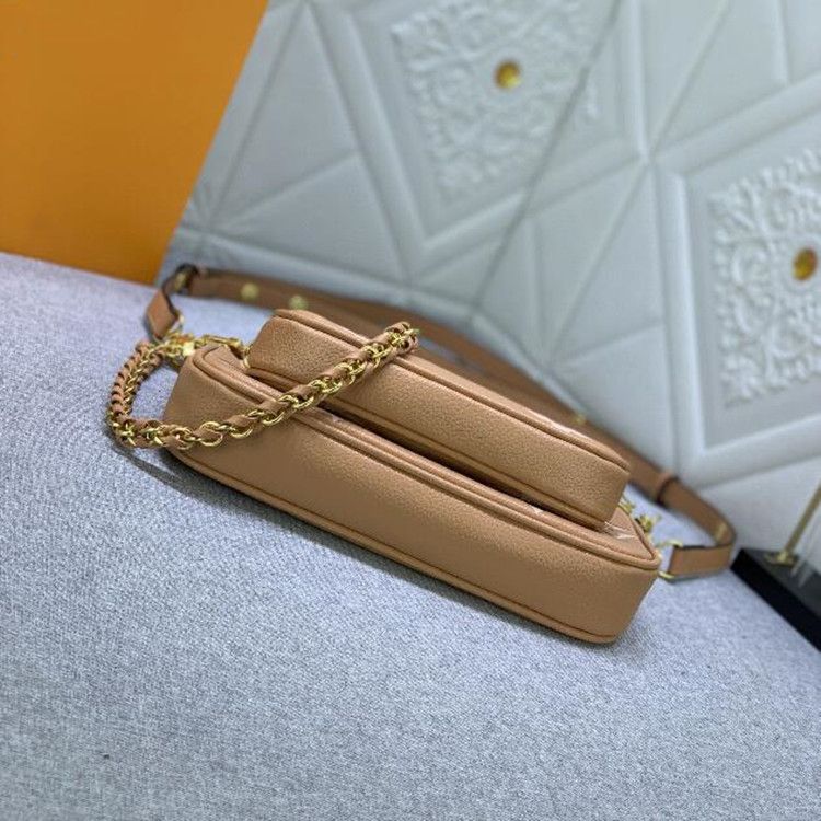 Mini Pochette Accessories Tiny Shoulder Bags Little Pouch With Gold Chain  Cute Purses Cross Body Luxury Pieces Mono Print Handbag Wallet Coin Pouches  From Bags_luxury, $49.73