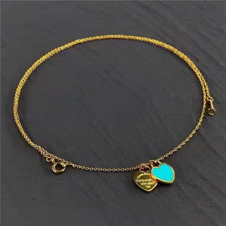 gold enamel blue