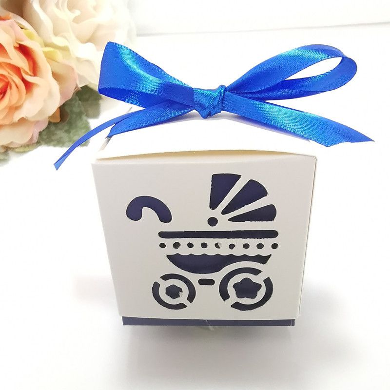 Blauer Babywagen 6.5x6.5x6,5 cm 20 PCs