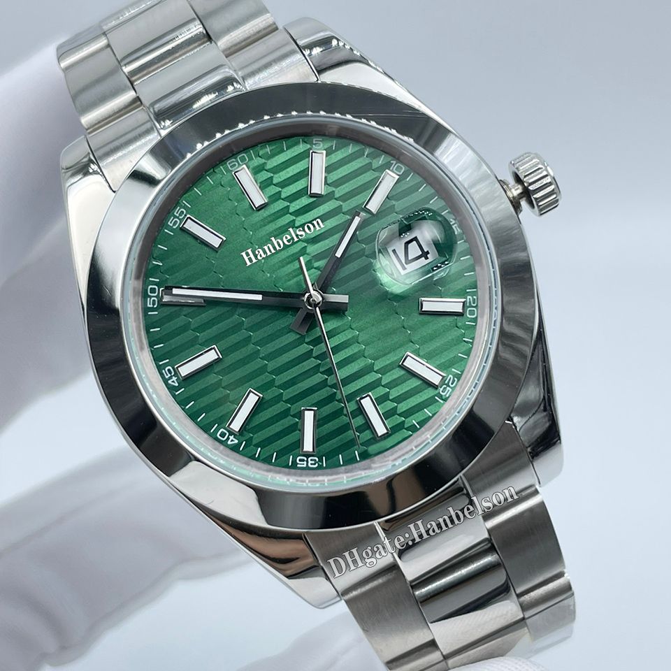 41MM Green Dial Smooth Bezel