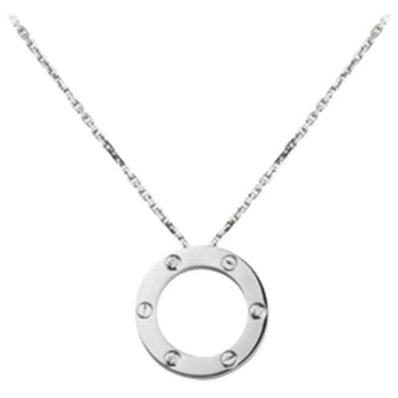 White Gold Three Diamond-20inches