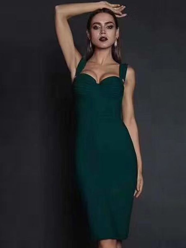 緑の包帯ドレス