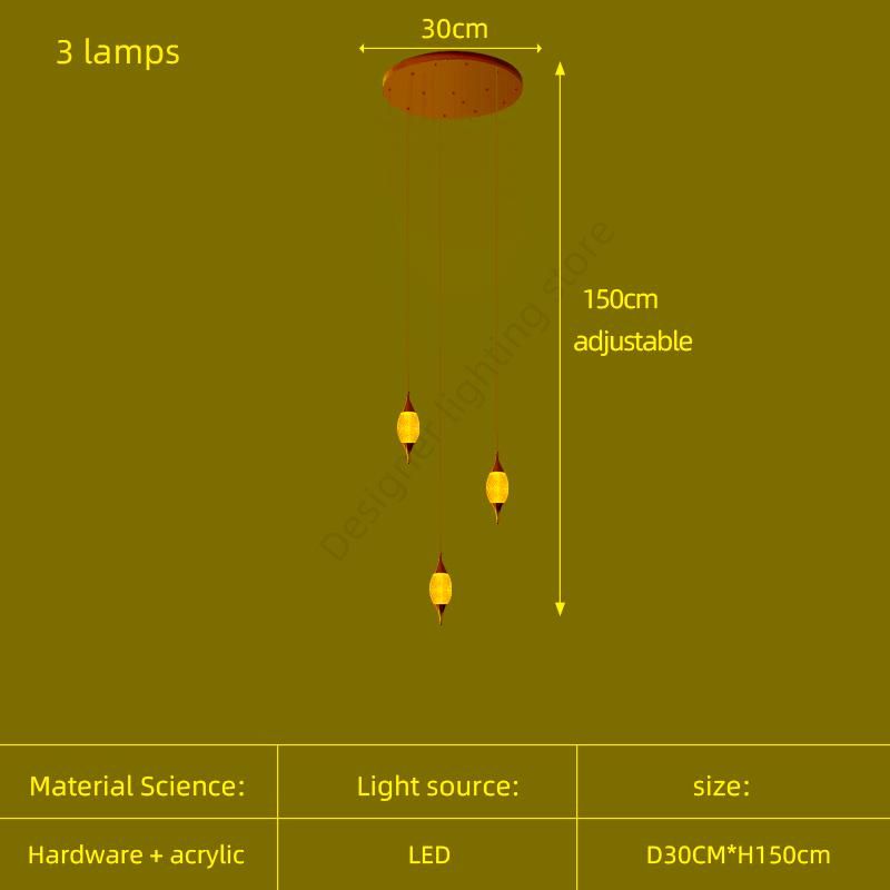 3 lampor vitt ljus