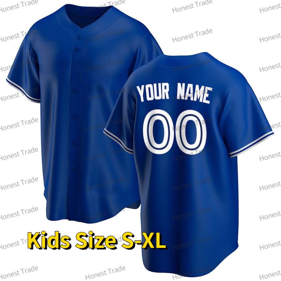 Kids Blue Jersey-maat = S-XL