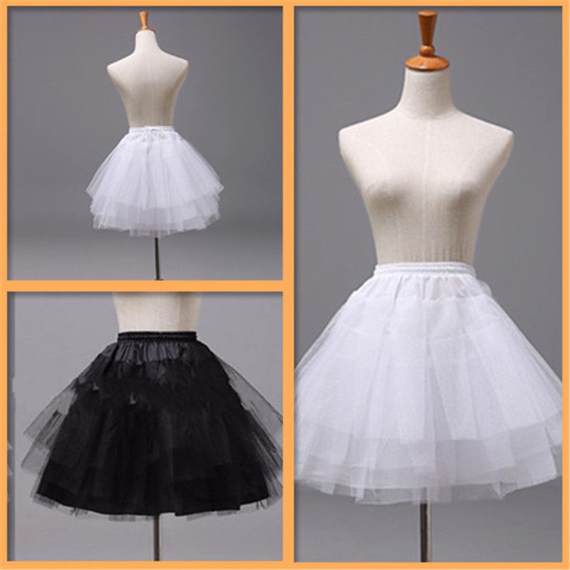 New Children Petticoats for Formal/Flower Girl Dress Hoopless Short Crinoline 