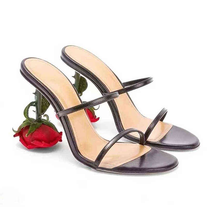 Black Rose Heel 9 Cm