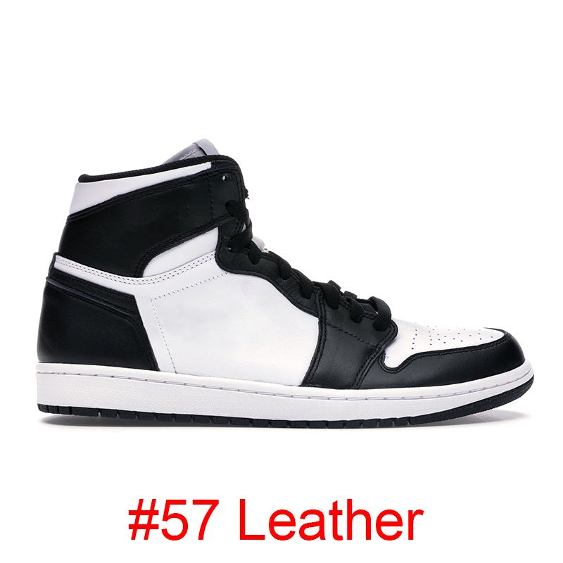 57# black white (leather)