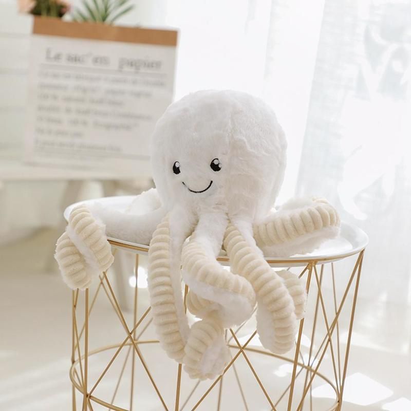 4080cm Lovely Simulation Octopus Pendant Plush Stuffed Toy Soft