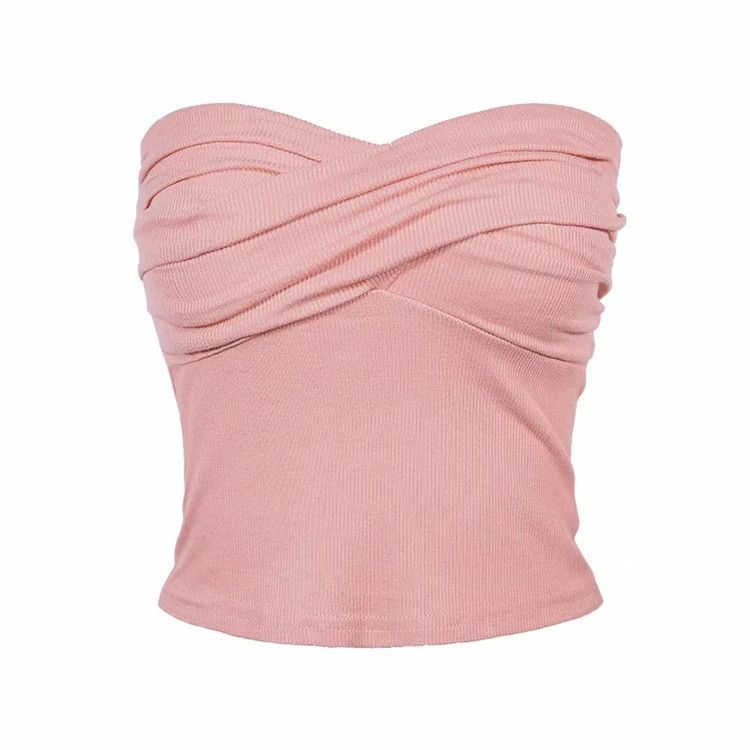 Pink Crop Top Women