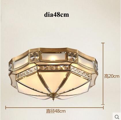 Taklampa D48cm varm ljuseffekt