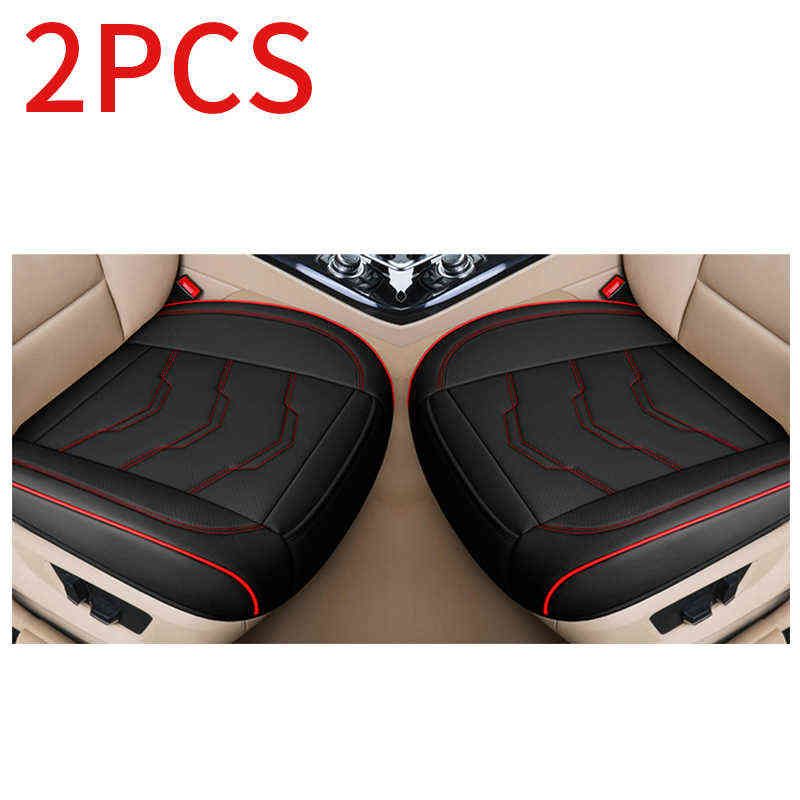 2pcs Front Black Red