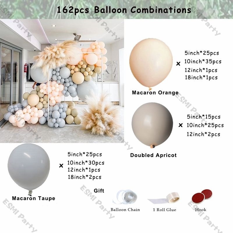 162pcs Balon-Diğer