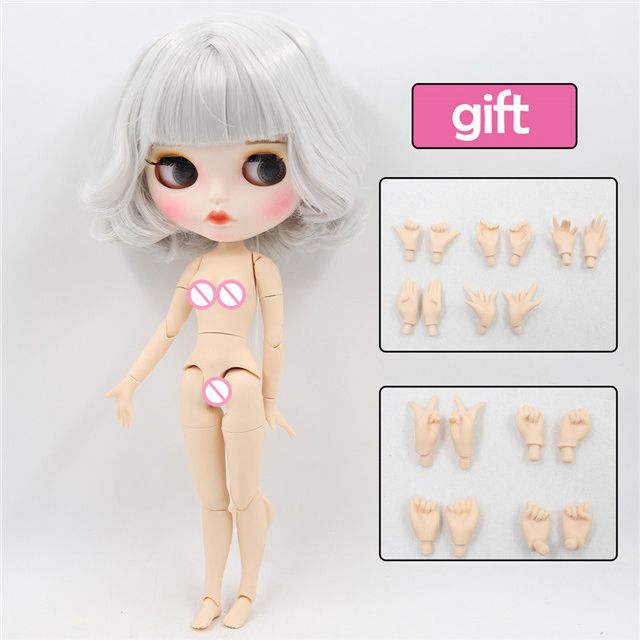 Face mate blanc-30cm Nude Doll16