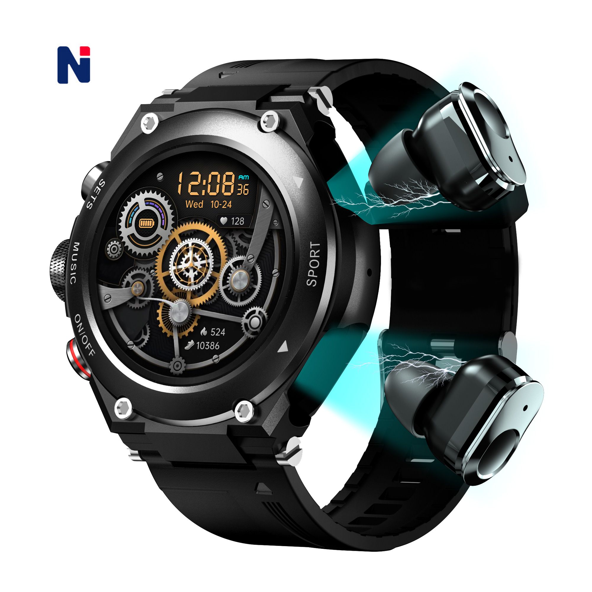 MP3 Earphones Smart Watch TWS Earbuds 